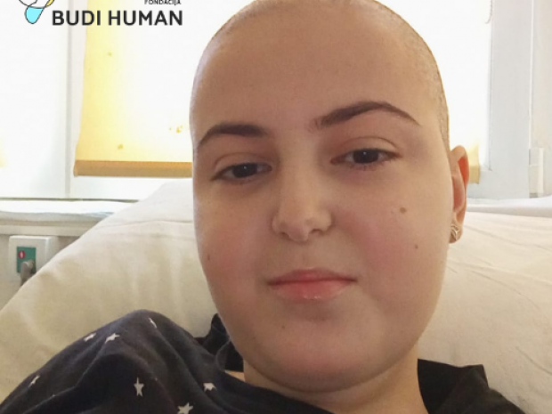 Za liječenje Anđele Jeknić koja boluje od leukemije, Fondacija Budi human uputila podršku u iznosu od 5000 eura!